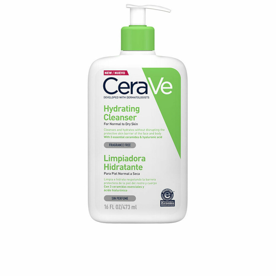 CeraVe näopuhastaja Facial Cleansers Hydrating 473ml, naistele