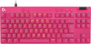 Logitechi mänguklaviatuur G ProxTKL RAPID Juhtmega roosa