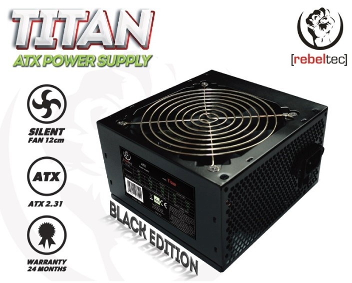 Rebeltec toiteplokk Power supplay ATX ver2.31 TITAN 500W