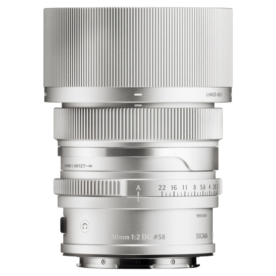 Sigma Contemporary 2.0/50 mm DG L-kinnitusega kõrge kinnitusega objektiiv