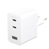 PanzerGlass laadija empower 70W Charger 2x USB-C 1x USB-A valge