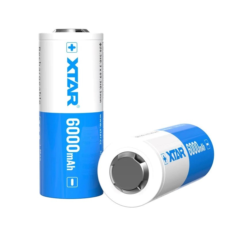 Xtar aku Battery 26650 3,6V Li-ion 6000 mAh