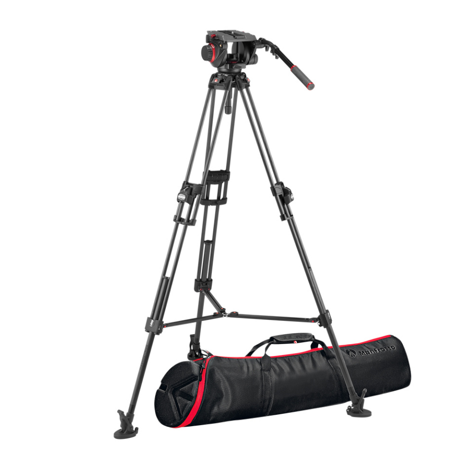 Manfrotto statiiv 645C Fast + 509, TWIN süsinikkiust statiiv videopeaga