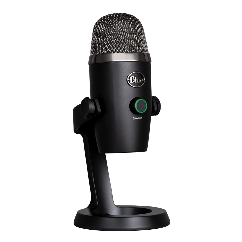 Logitech mikrofon Microphone sinine Yeti Nano/must