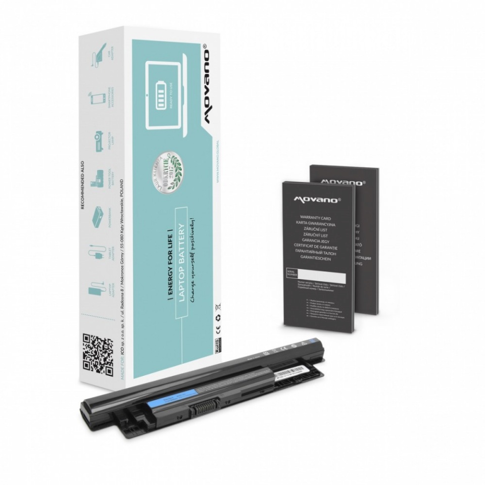 Movano sülearvuti aku 0MF69 for Dell Inspiron 14 15 17 - 14.8v - 2200 mAh (33 Wh)