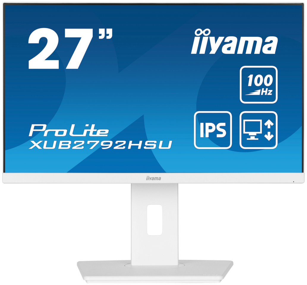 iiyama monitor 68.6cm (27") XUB2792HSU-W6 16:9 HDMI+DP+USB Lift wh Retail