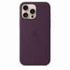 Apple kaitsekest iPhone 16 Pro Max Silicone Case with MagSafe - Plum tumepunane