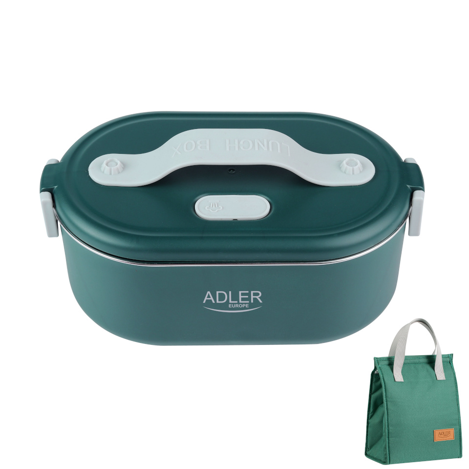 Adler toidukarp AD 4522 Electric Lunch Box with Thermal Bag, 5L, roheline