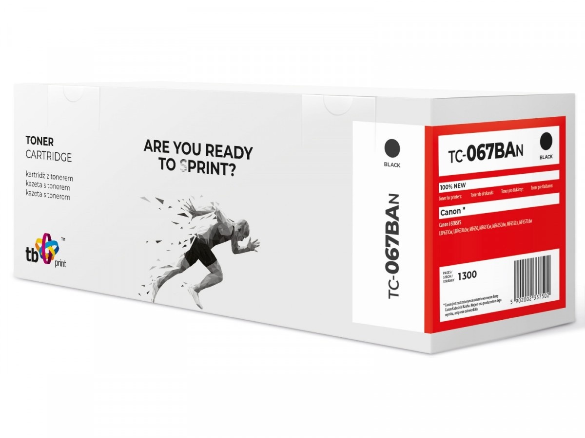 TB Print tooner for Canon MF650 TC-067BAN BK 100% new CRG067