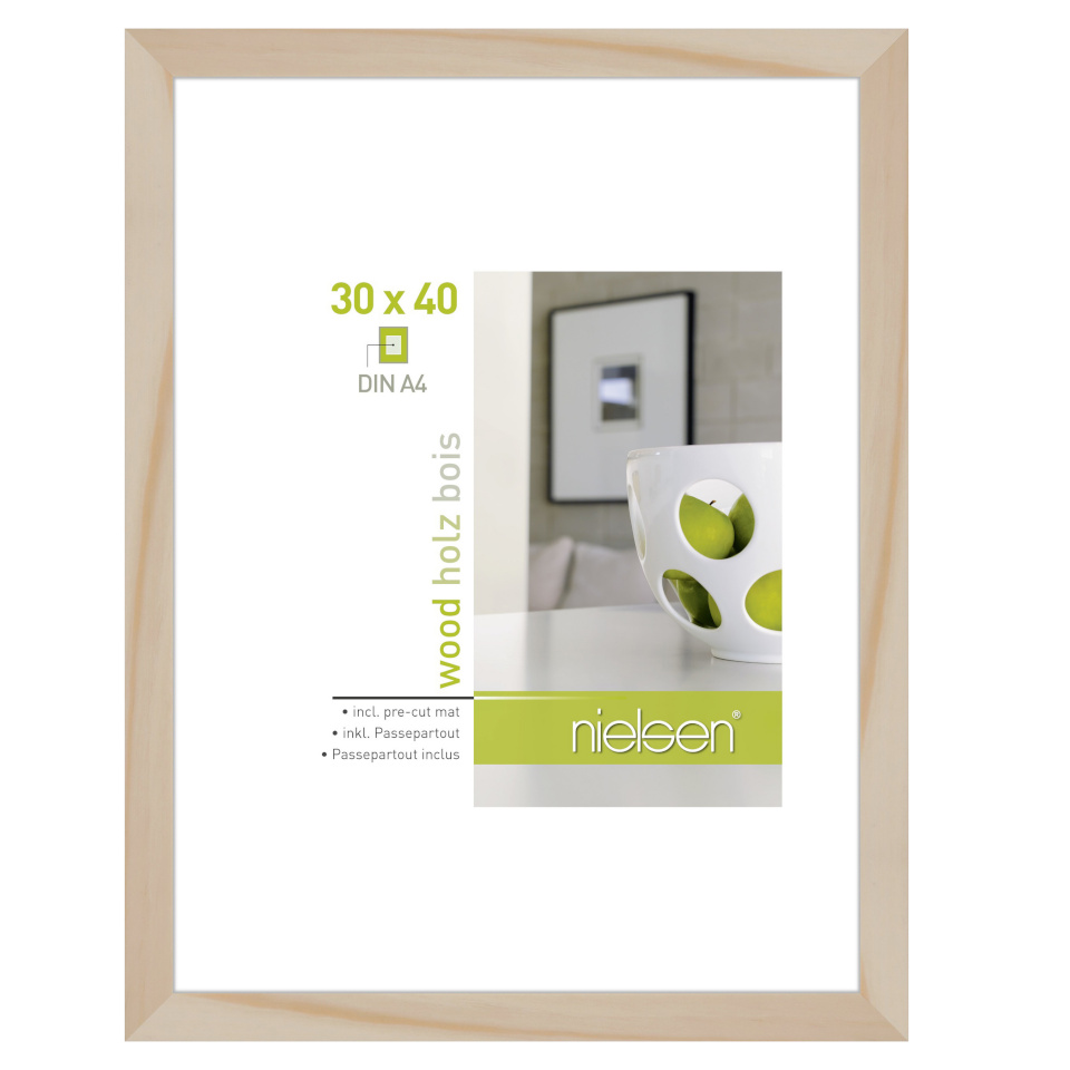 Nielsen Design pildiraam 8988018 Apollon Naturel 30x40 / 21x29,7 cm