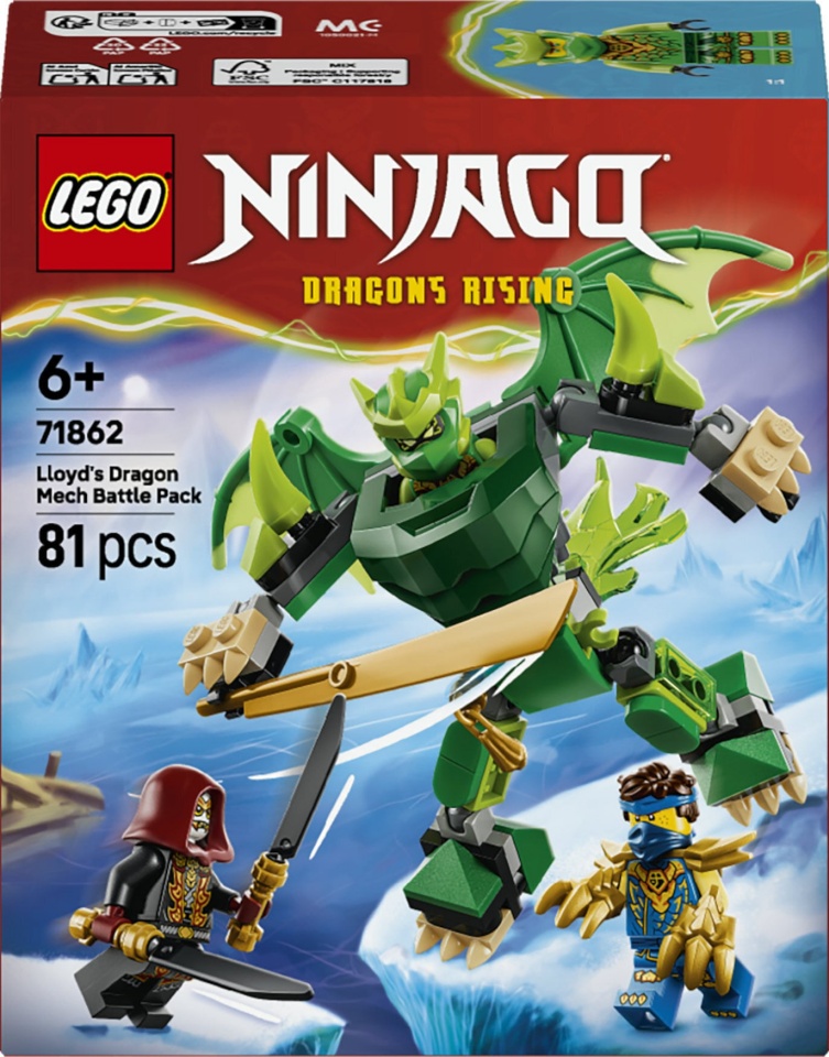 LEGO Ninjago 71862 - Lloydi draakonroboti lahingukomplekt