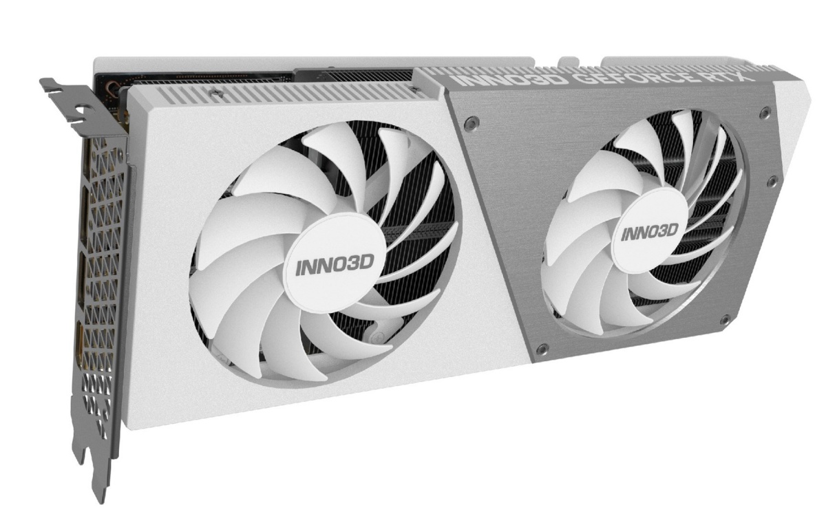 INNO3D videokaart nVidia GeForce RTX 4070 TWIN X2 OC valge DLSS 3