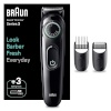 Braun habemepiiraja BT3411 Series 3 Beard Trimmer, must
