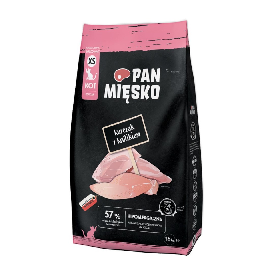 Pan Mięsko kuivtoit kassile Chicken with Rabbit XS, 1,6kg