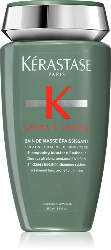 Kérastase šampoon Genesis Homme Bain de Masse Epaississant 250ml, meestele