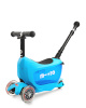 Micro tõukeratas Mini2Go Deluxe Plus sinine + käepide
