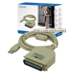 LogiLink USB 2.0 to paralel (LPT) adapter: IEEE1248, USB 2.0 A