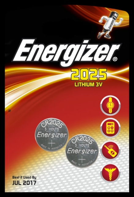 Energizer patarei SPECIALIZED BATTERIES CR2025 2tk