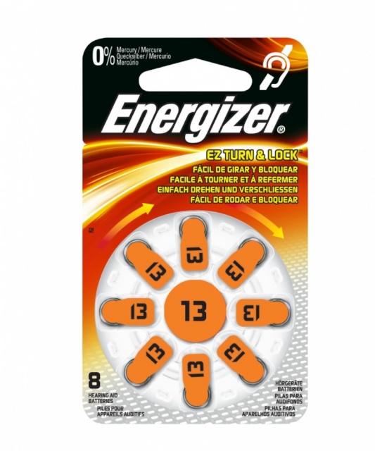 Energizer patarei Zinc Air 13 8 tk. Hearing Aid