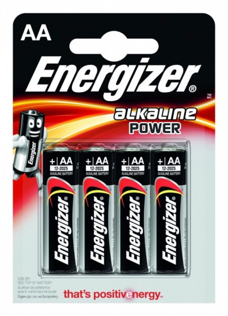 Energizer patarei Alkaline Power AA E91 4tk