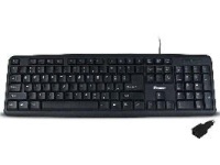 Tracer klaviatuur Keyboard Maverick must USB + PS2 Adapter, US