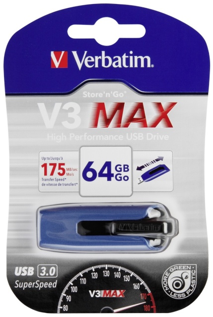 Verbatim mälupulk Store n Go V3 MAX 64GB USB 3.0