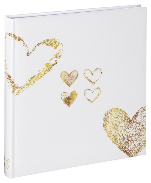 Hama fotoalbum Lazise kuldne Bookbound 29x32 50 lehte valge Wedding 2363