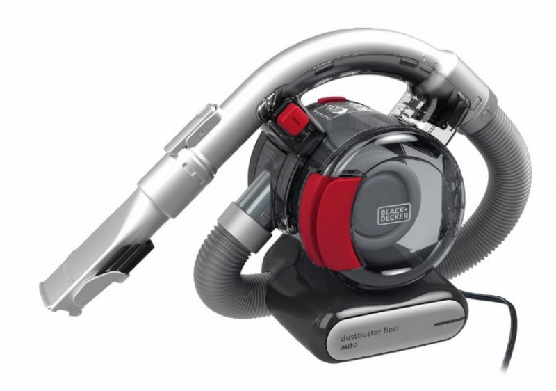 Black+Decker autotolmuimeja PD1200AV Car Dustbuster Handheld Vacuum Cleaner, hall/punane