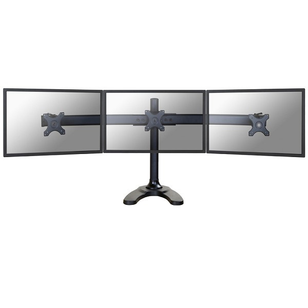 Neomounts FPMA-D700DD3 3fach Monitor-Standfuß 25,4 cm (10) - 68,6 cm (27) Schwarz Höhenverstellbar, Schwenkbar, Neigbar