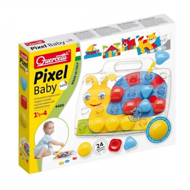Quercetti konstruktor Mosaic Pixel Baby Basic 24 elementi