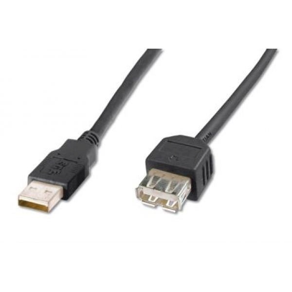 Assmann kaabel Extension Cable USB 2.0 High Speed Type USB A / USB A / Z must 3,0m