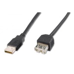 Assmann kaabel Extension Cable USB 2.0 High Speed Type USB A / USB A / Z must 3,0m