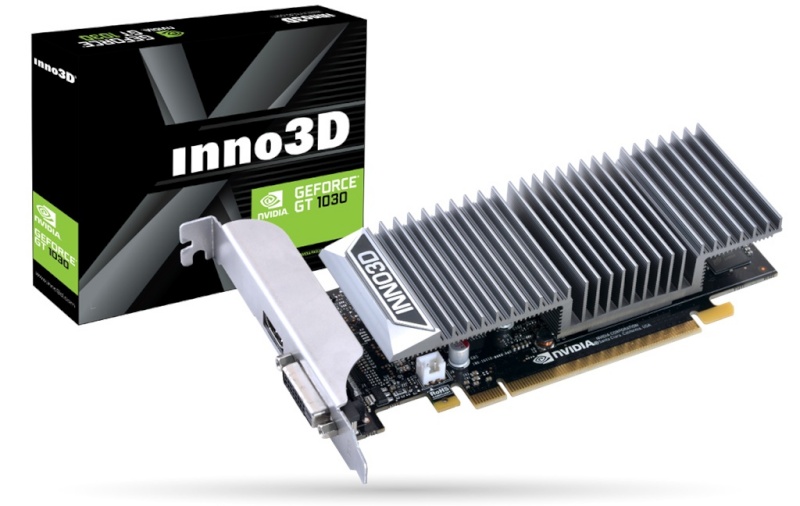 Inno3D videokaart nVidia GeForce GT 1030 2GB GDDR5, N1030-1SDV-E5BL