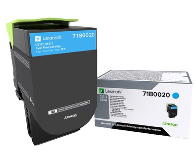 Lexmark Standard Cyan Toner Cartridge
