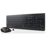 Lenovo klaviatuur + hiir 4X30L79928 Essential Wired Keyboard Numeric Keypad, Estonian Layout + Mouse, must