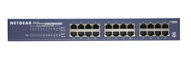 Netgear switch JGS524 19" ProSafe 24-porti Gigabit