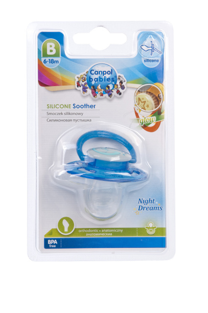 Canpol 22/501 Ortodont. sil. lutt 6-18 kuud Night Dreams (1pc)