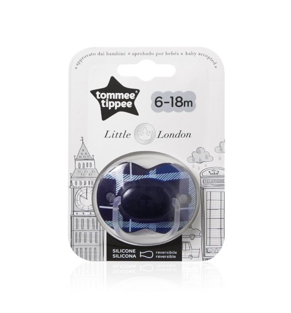 Tommee Tippee lutt silikoon London Boy 6-18kuud, 43341255