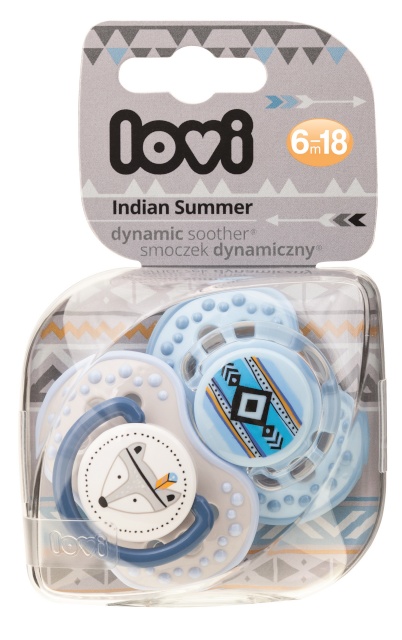 Lovi rõngaslutt silikoon Indian summer 6-18kuud 2tk, 22/857boy