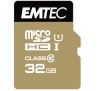 Emtec mälukaart Emtec microSDHC 32GB Class10 kuldne+ (85MB/s, 21MB/s)