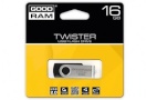 GOODRAM mälupulk TWISTER 16GB must USB2.0
