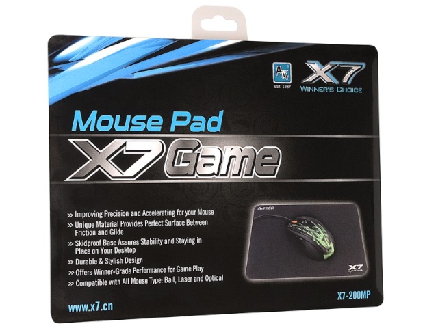 A4Tech hiirematt Gaming Mousepad X7-200MP