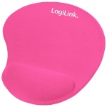LogiLink hiirematt Mousepad with silicone gel hand rest, roosa