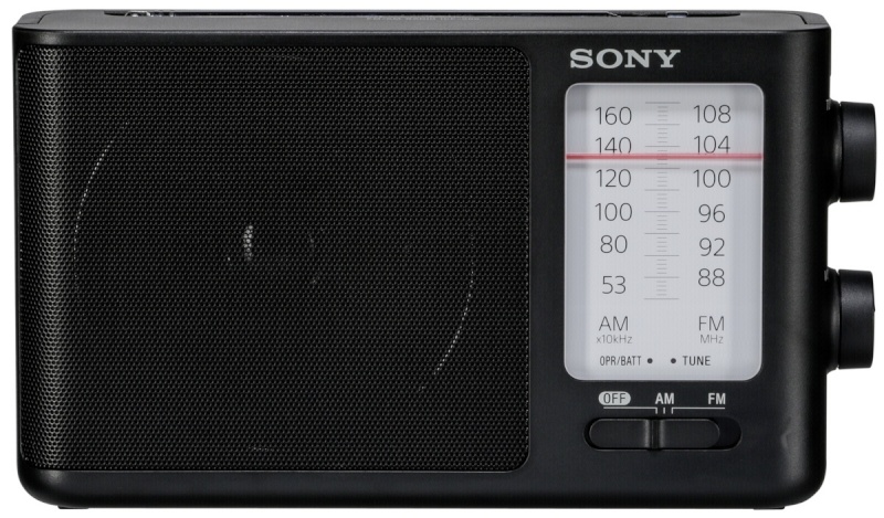 Sony raadio ICF-506 must, 5W