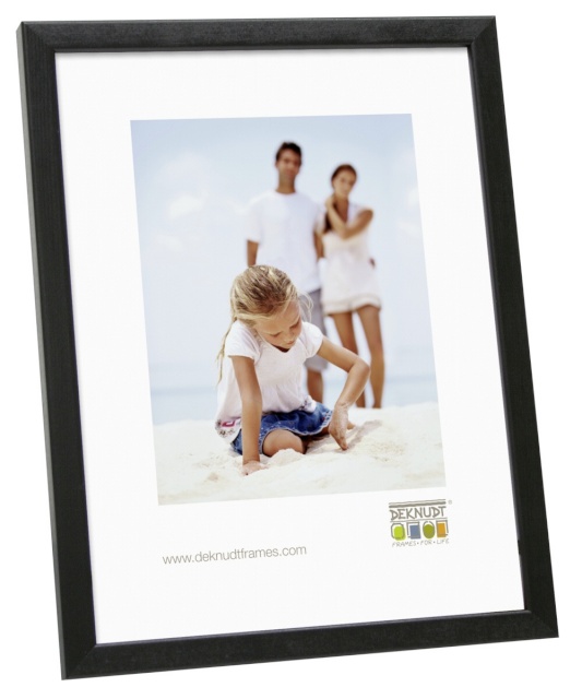 Deknudt pildiraam S41JL2 DIN A3 29,7x42 must, narrow wooden frame