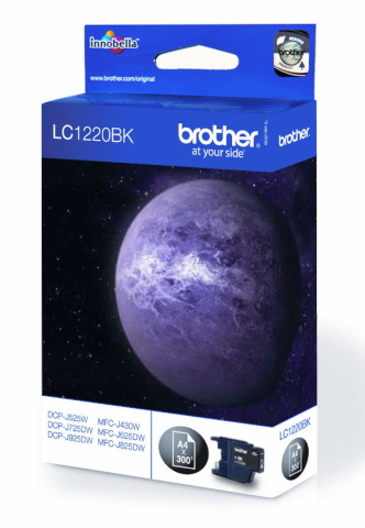 Brother tindikassett LC1220BK must