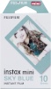 Fujifilm fotopaber Instax Mini Sky Blue Frame, 10-pakk