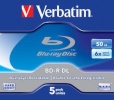 Verbatim toorikud BD-R DL 6x 5P Jewel 50 GB 43748