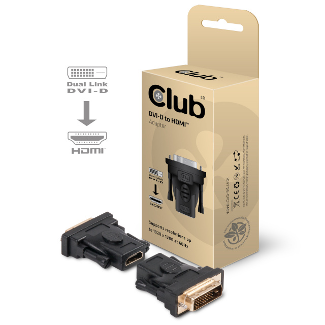 Club 3d Dvi-hdmi Adap. For All Ati Cards