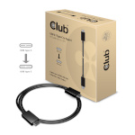 Club3D laadimiskaabel USB-C 0.8m